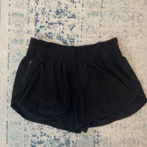 Lululemon Black Tracker Shorts size 10